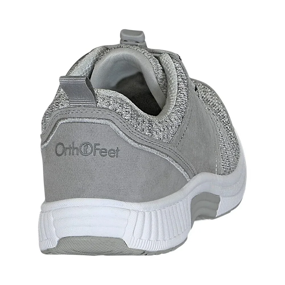 Orthofeet Francis 844 Sneaker Womens US 9 2E Gray Athletic Walking Shoes GAL1388